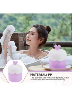 DOITOOL DOITOOL Skincare Bubble Maker Face Kids Shampoo Facial Foam Cup, Bubble Foamer Device for Face Wash Skin Clean (Purple)  - Image 2