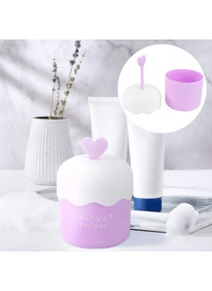 DOITOOL DOITOOL Skincare Bubble Maker Face Kids Shampoo Facial Foam Cup, Bubble Foamer Device for Face Wash Skin Clean (Purple)  - Image 3