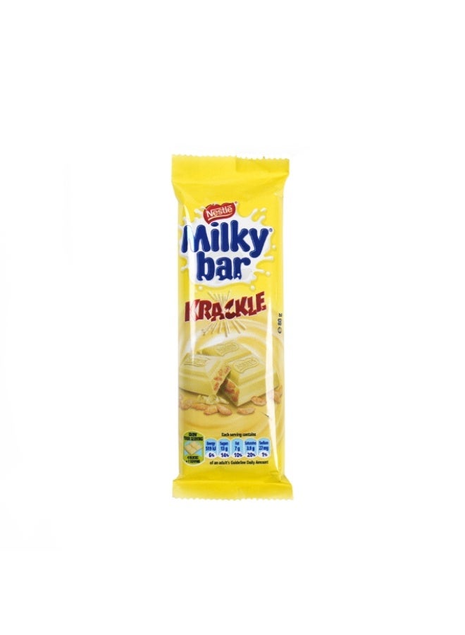 Milkybar Chocolate Slab, Krackle - 80g, South Africa