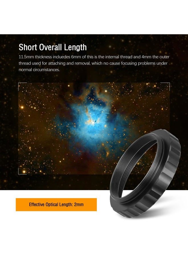 Astromania T / T2 Male Thread 48mm to 42mm Female M48 to M42 Telescope Adapter - Image 5