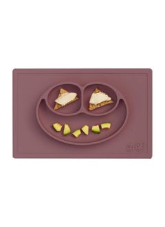 ezpz Happy Mat - 100% Food Grade Silicone Suction Plate with Built-in Placemat for Toddlers Smile Design Plates Promotes Baby Led Weaning - Divided Plate - Microwave & Oven Safe - 24months+ (Mauve) - pzsku/Z8AEB9D8C77B4E872D6FAZ/45/_/1738305261/03c00d4b-baa8-436b-bf5c-11385e22f56e