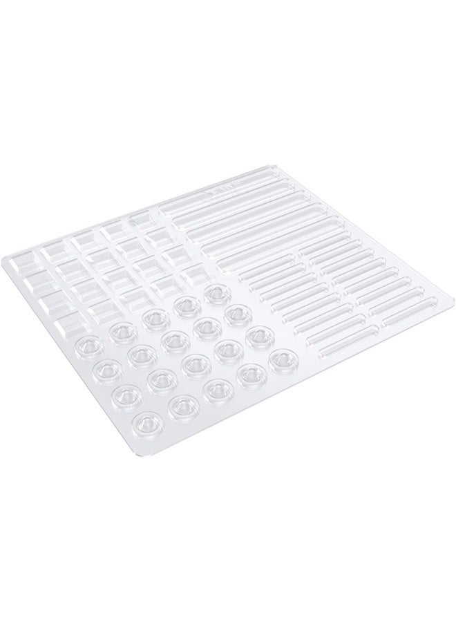 Xfenvs Cabinet Door Bumpers 61 PCS Clear Soft Rubber Bumper Pads Strong SelfAdhesive Cabinet Stoppers MultiShape Suitable for Different Furniture Sound Dampening Buffer Pads 1 Pack 4 Sizes Clear - Image 2