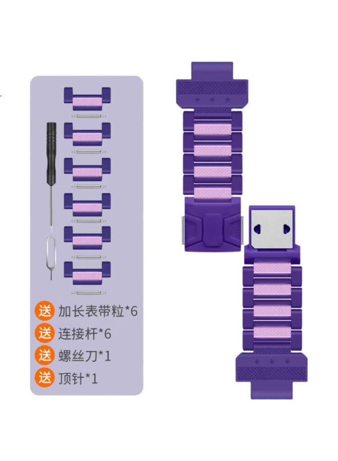 Ten Flashes Tenflash Kids Smart Watch Band Z10/Z6P/Z8A Magnetic Flash Buckle Z6A/Z9/Z7S/Z6/D3/N3/Q2A/Q1A/Z5Pro Purple - Image 3