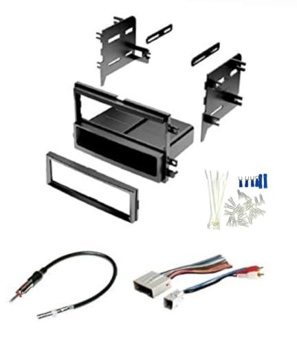 ASC Audio Single DIN Car Stereo Radio Dash Kit, Wire Harness, and Antenna Adapter -Made for Ford: 2004-2008 F-150 (2004 No Heritage), 2005-2010 Super Duty F-250/350/450/550 -Includes Sub Wire - Image 5