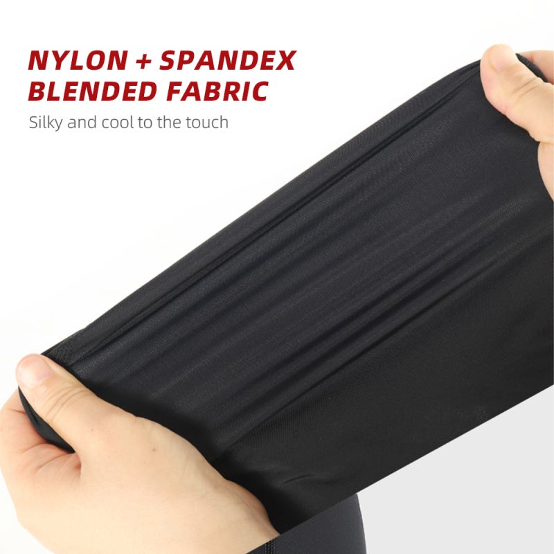 ARSUXEO Men's Cycling Shorts Sponge Padded Bike Shorts Nylon Spandex Pockets - Reflective Bicycle Shorts for Long Rides - Image 3