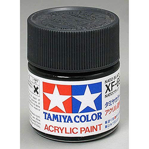 TAMIYA Acrylic XF69 NATO Black TAM81369 Plastics Paint Acrylic - Image 2
