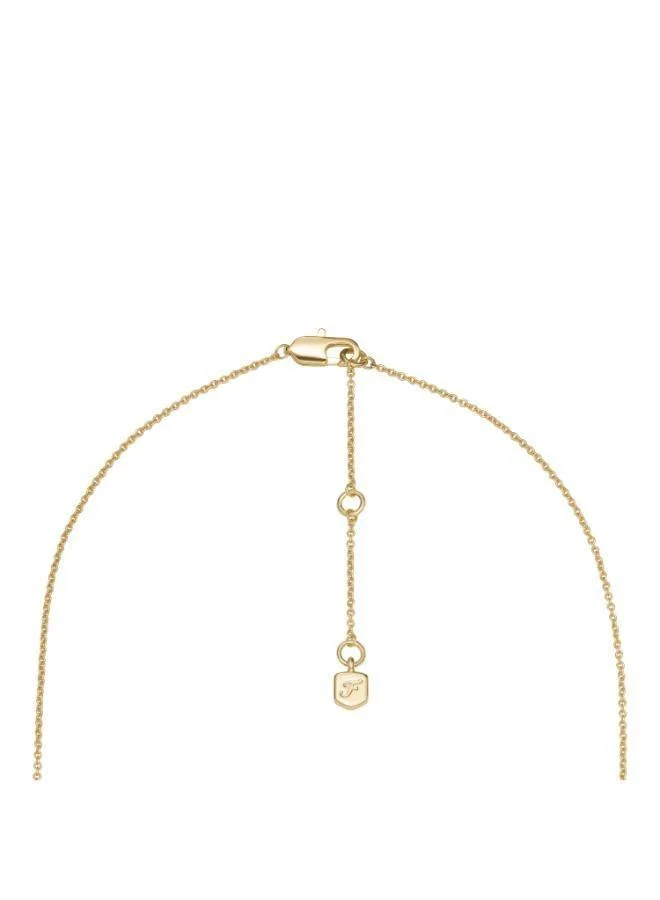 FOSSIL JA7298710 Base Metal Jewelry with Cubic Zirconia
