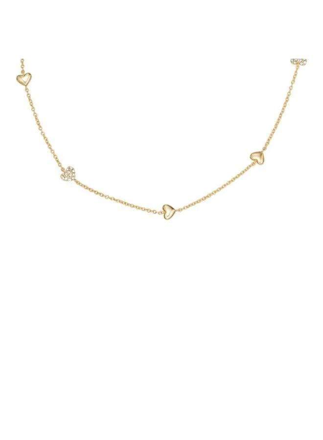 FOSSIL JA7298710 Base Metal Jewelry with Cubic Zirconia