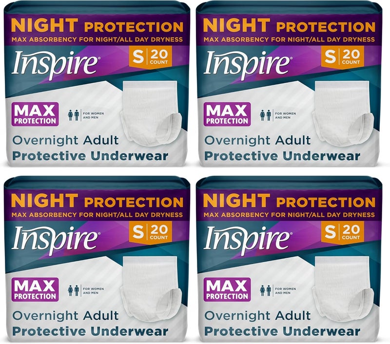 Inspire Adult Diapers Women or Men  MAX Absorbency  Our Most Absorbent and Dry Incontinence Underwear for Women or Men  Leak Proof Diaper Overnight or Daytime for Heavy - Image 1