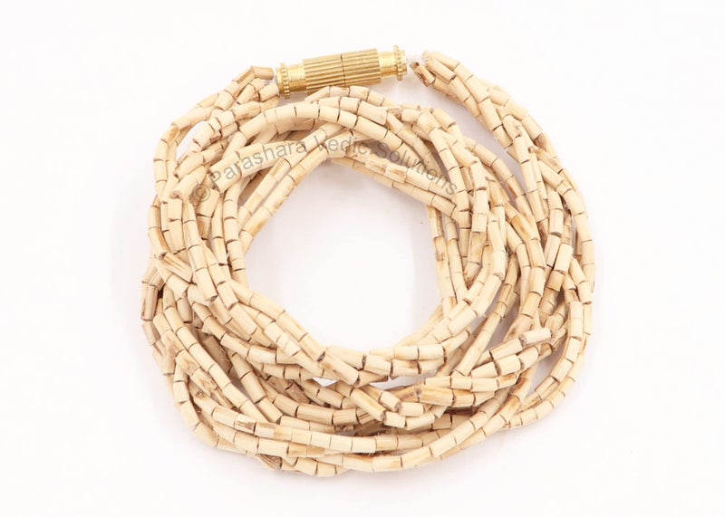 ARKAM Unisex Adult Tulsi Kanthi Mala Certified/Natural Tulasi Kanthi Mala/Original Tulsi Kanthi/Iskcon Tulsi Mala/Vaishnav Tulsi Mala/Basil Mala (Size: 3Mm, Length: 18 Inches) Set Of 2 Mala - Image 3