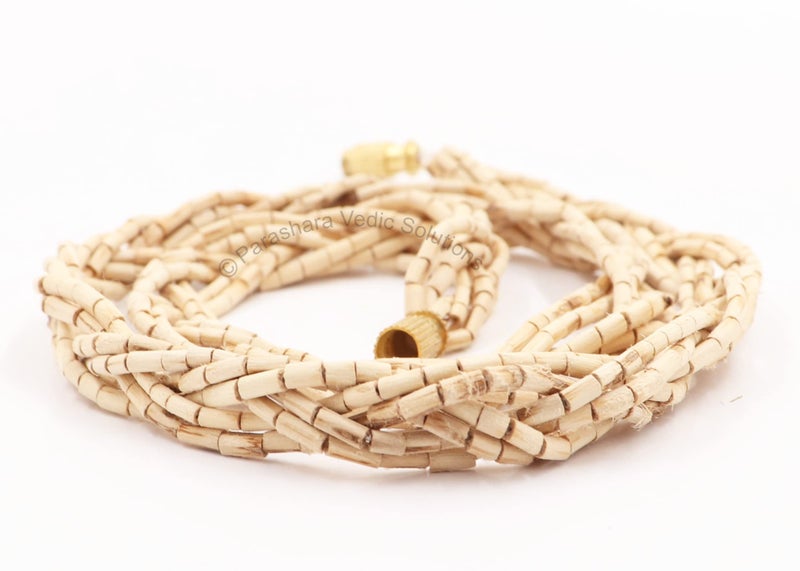 ARKAM Unisex Adult Tulsi Kanthi Mala Certified/Natural Tulasi Kanthi Mala/Original Tulsi Kanthi/Iskcon Tulsi Mala/Vaishnav Tulsi Mala/Basil Mala (Size: 3Mm, Length: 18 Inches) Set Of 2 Mala - Image 5