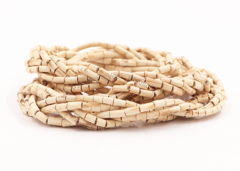 ARKAM Unisex Adult Tulsi Kanthi Mala Certified/Natural Tulasi Kanthi Mala/Original Tulsi Kanthi/Iskcon Tulsi Mala/Vaishnav Tulsi Mala/Basil Mala (Size: 3Mm, Length: 18 Inches) Set Of 2 Mala - Image 4