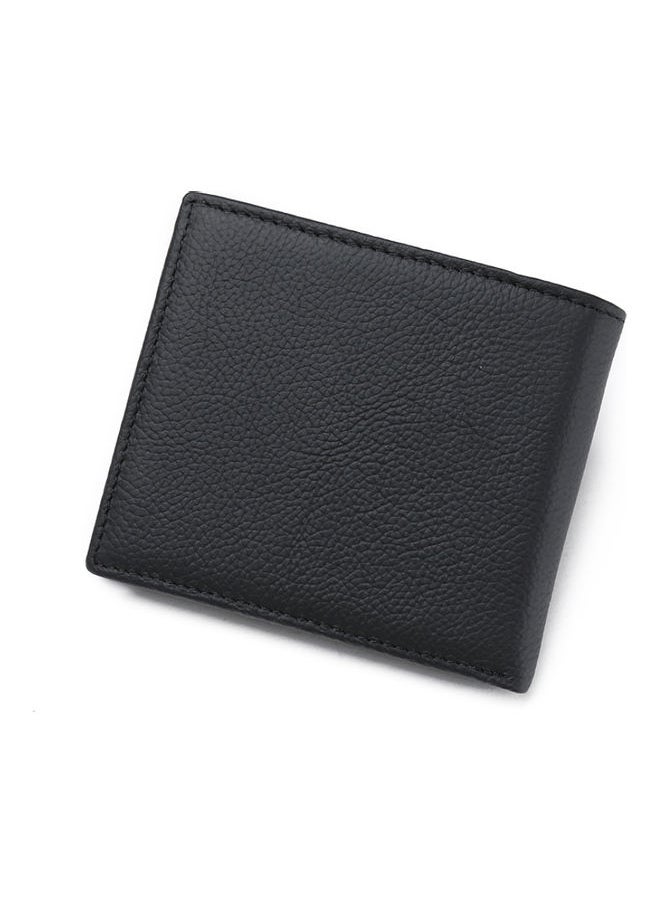 Beauenty Compartment Security Wallet Anti Theft Electromagnetic Shielding Leather Purse Black  - Image 2