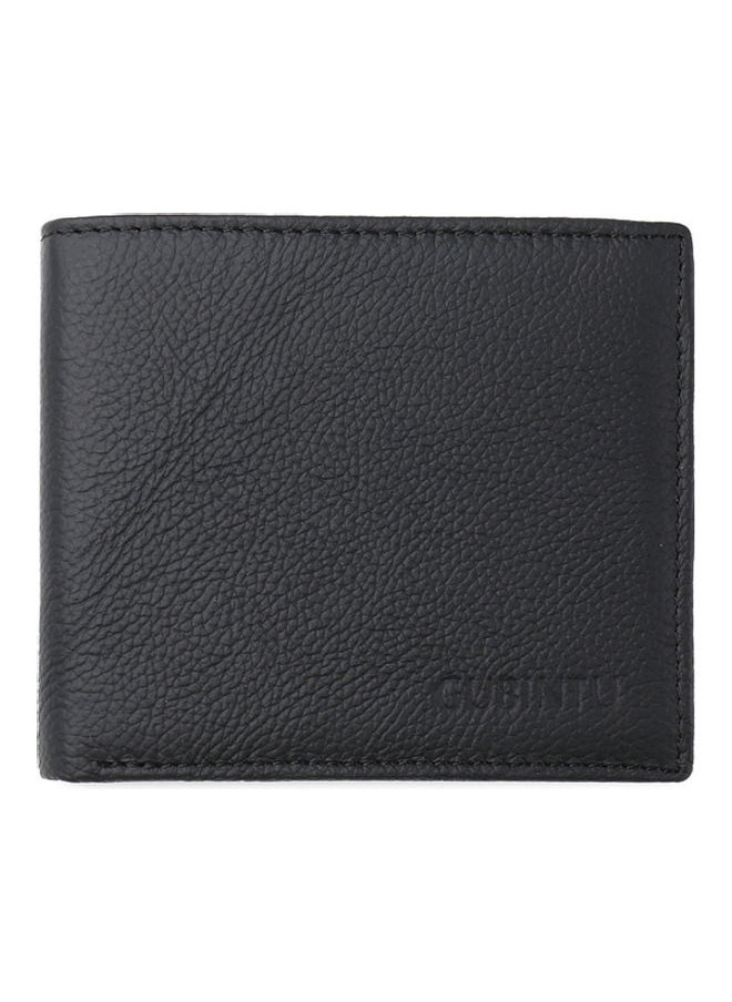 Beauenty Compartment Security Wallet Anti Theft Electromagnetic Shielding Leather Purse Black  - Image 1