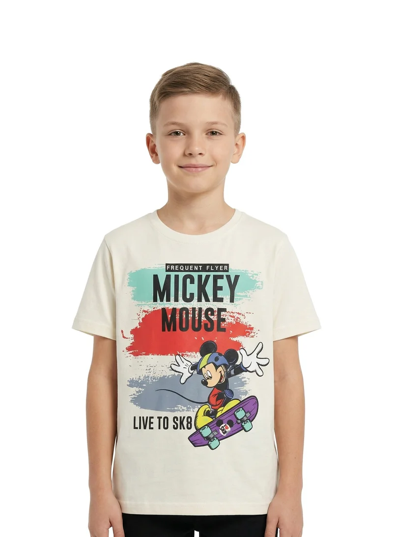 ديزني Teen Boys Disney Mickey Mouse Skate Graphic T-Shirt