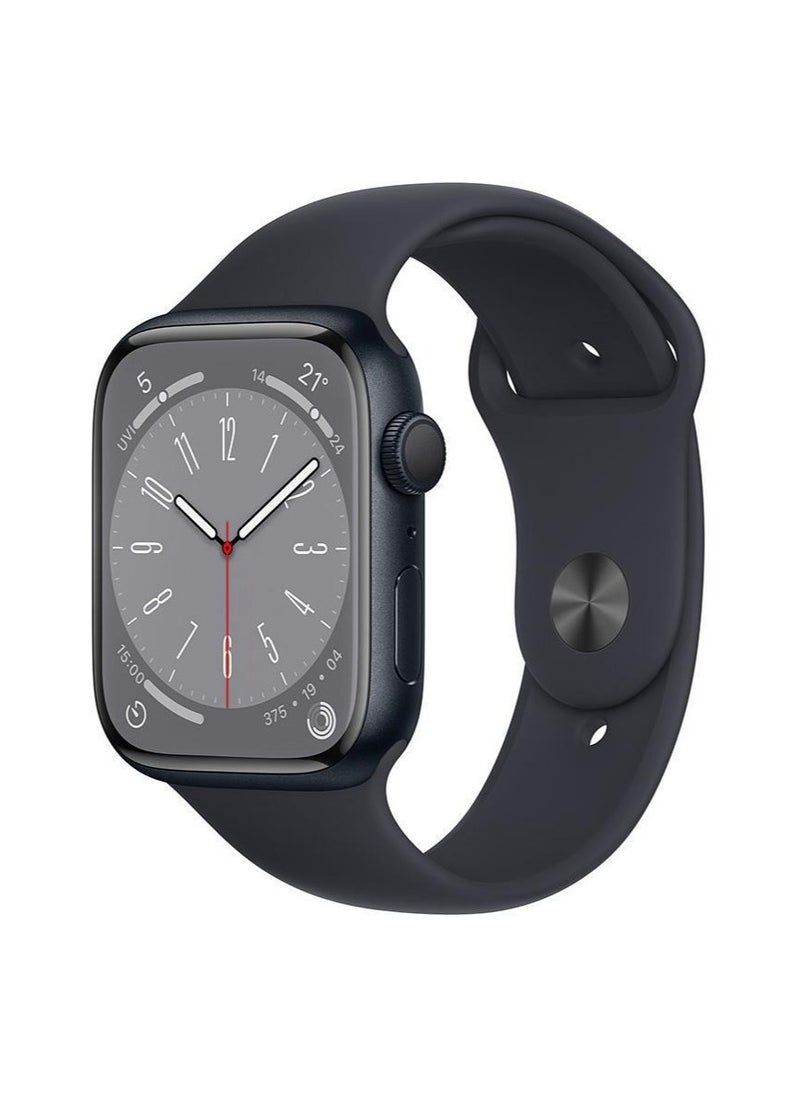 LERONZA - Two Smart Watches Series 8 With A Full Screen Running On The Android And IOS Systems Quick To Respond And With A Wireless Charging Its Support The GPS Feature- With 7 Additional Bracelets - Image 1