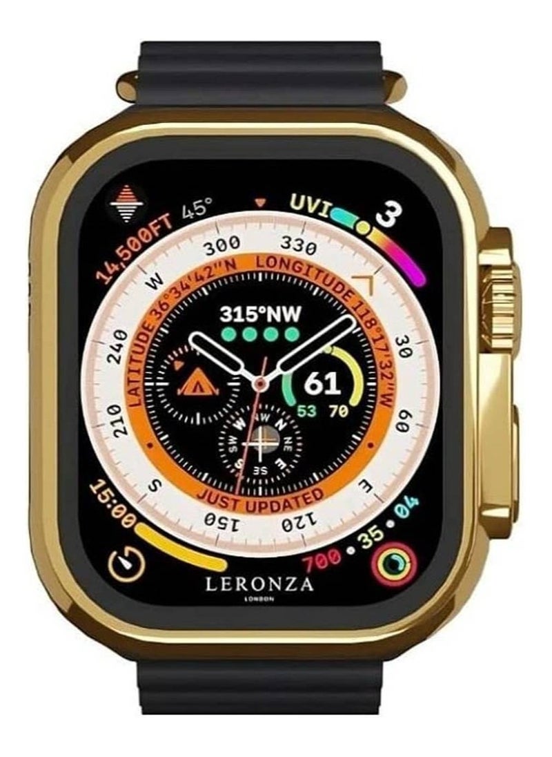 LERONZA - Two Smart Watches Series 8 With A Full Screen Running On The Android And IOS Systems Quick To Respond And With A Wireless Charging Its Support The GPS Feature- With 7 Additional Bracelets - Image 1