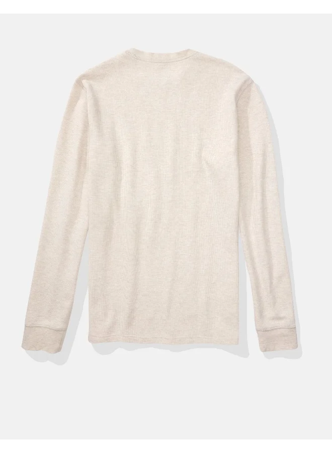 American Eagle Essential Crew Neck Thermal T-Shirt