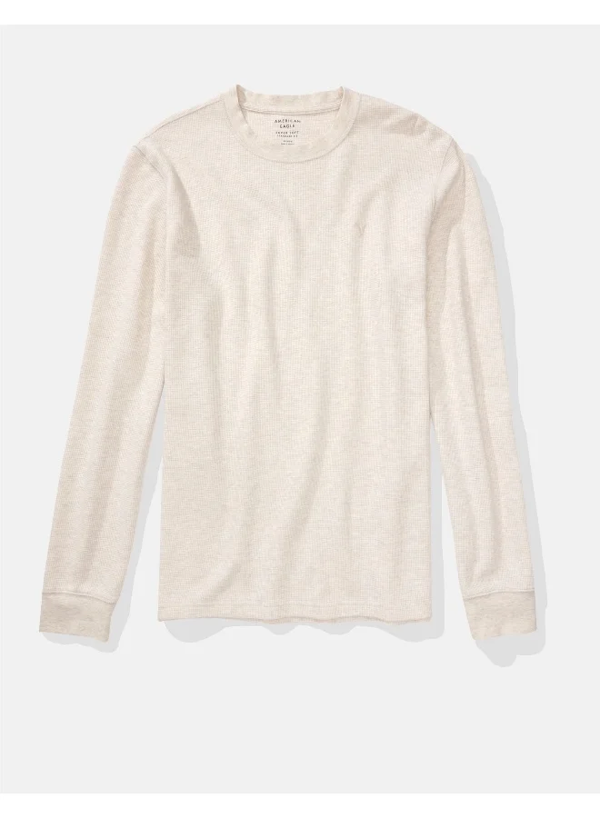American Eagle Essential Crew Neck Thermal T-Shirt