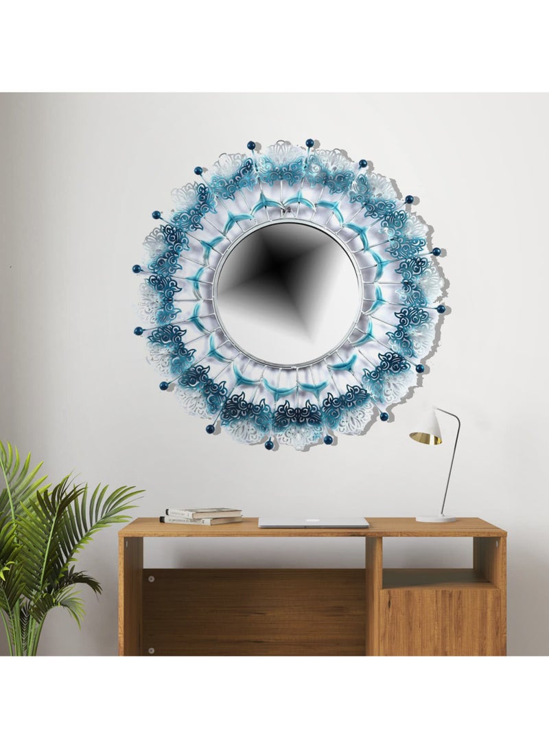 GHORI Ghori Home Iron Japanese Leaf Mirror  - Image 2
