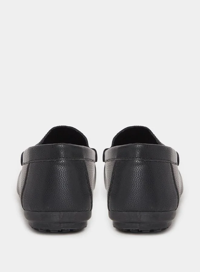 Styli Solid Slip-On Loafers