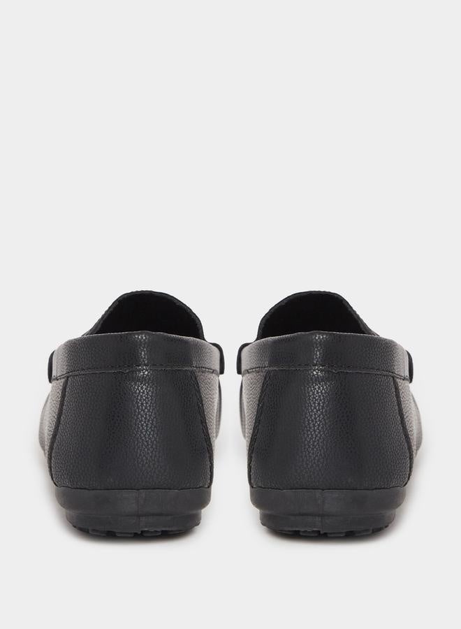 Styli Solid Slip-On Loafers - Image 4