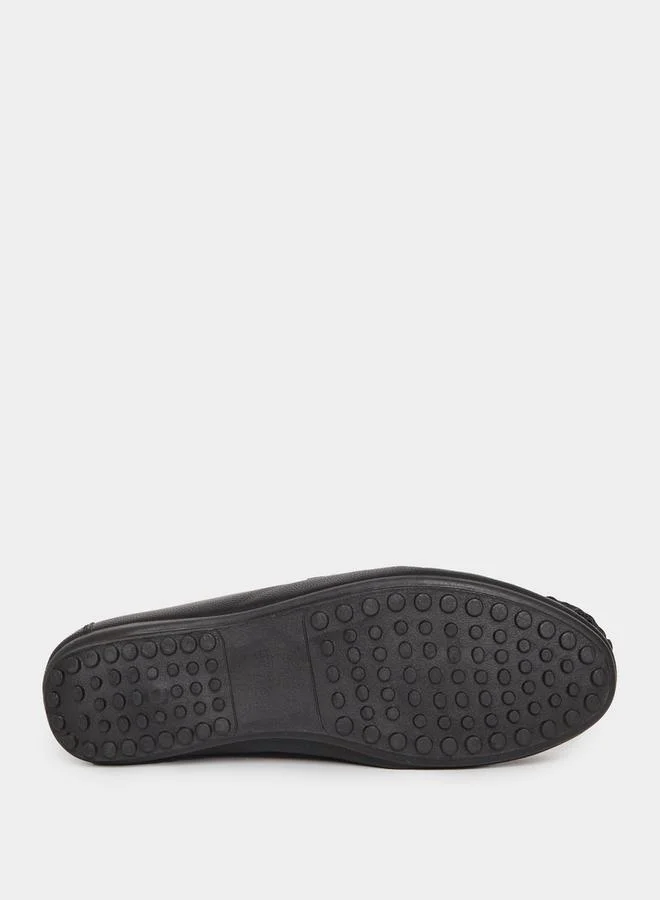 Styli Solid Slip-On Loafers