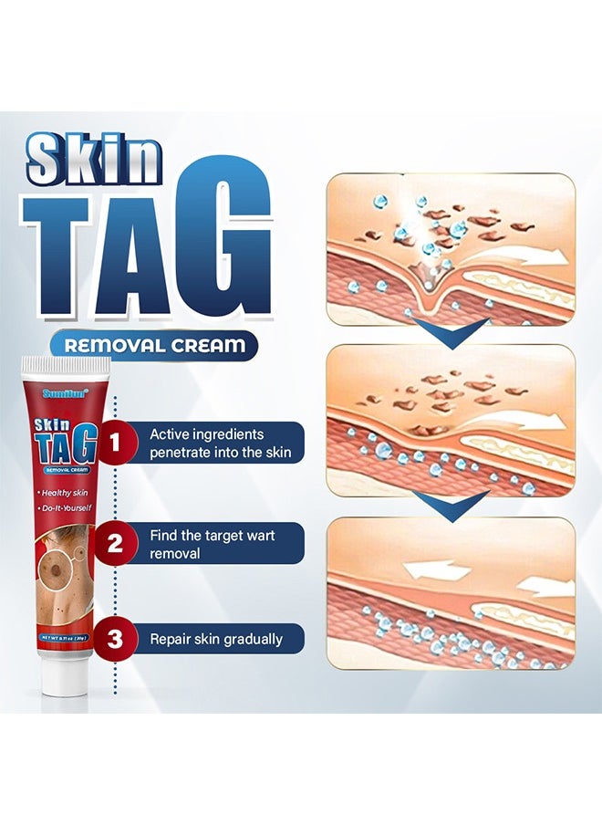 Sumifun - Wart Remover Ointment 20g - Natural Ingredients for Safe Body Wart Treatment, Acne, Moles, and Scar Reduction, Remove Moles and Smooth Skin - Image 1