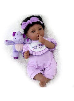 Aori Reborn Baby Dolls Black 18 Inch African American Lifelike Newborn Girl Doll Realistic Soft Posable Limbs And Weighted Body  - Image 5