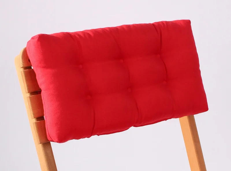 Altın Pamuk Gold Cotton Luxury Bistro Wooden Kitchen Garden Chair Cushion Set 2 Pieces with Backrest