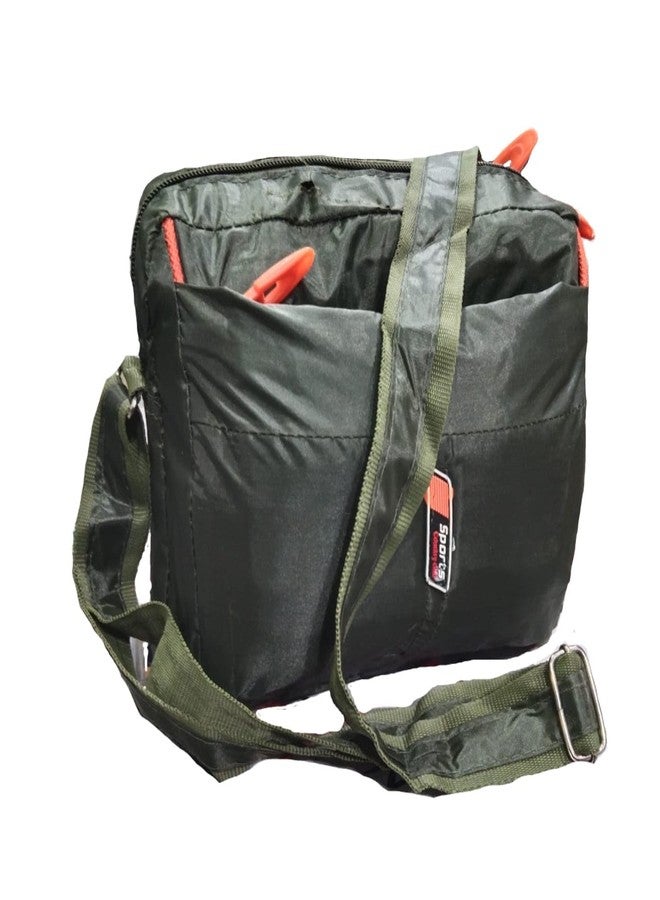 SATYAM COLLECTION, Sling Bag for Men and Women Crossbody Standard Size Travelling Sling Extra Spacious. (PISTA) - Image 1