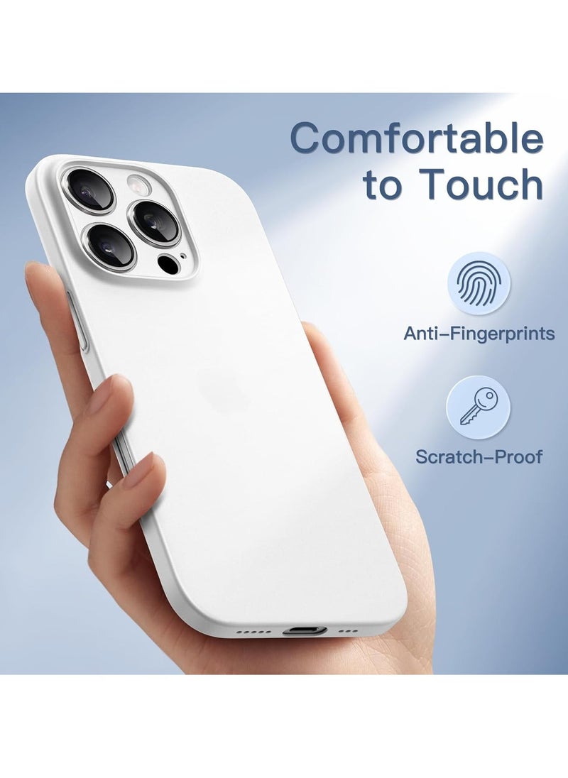 TIGER Ultra Slim Case for iPhone 16 Pro 6.3 Inch – 0.35mm Thin Lightweight Matte Finish PP Hard Case, Full Camera Lens Protection, Minimalist Design, Shockproof and Scratch-Resistant, Durable iPhone Cover - Image 5