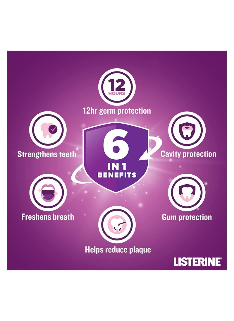 Listerine 6IN1 Total Care Milder Taste Mouthwash 250ml  - Image 4