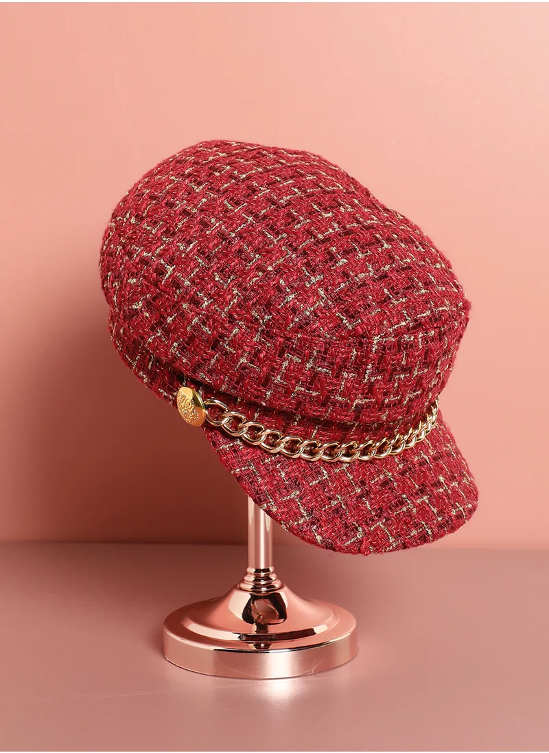 Haute Sauce Red Textured Breton Cap