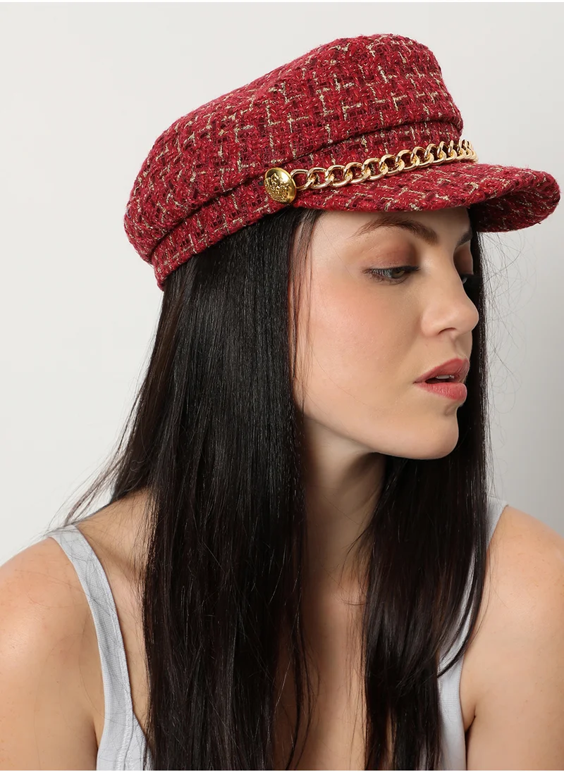 Haute Sauce Red Textured Breton Cap