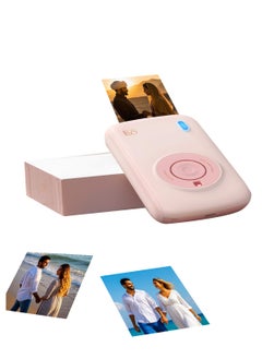 OTTAL OTTAL Mini Color Photo Printer Portable Mini HD Bluetooth Wireless Travel Picture Print Machine Permanent Retention CP2100  - Image 1