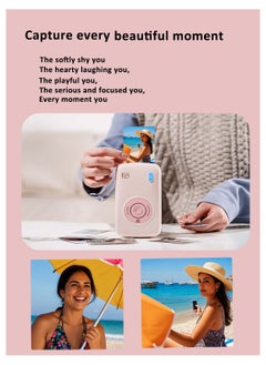 OTTAL OTTAL Mini Color Photo Printer Portable Mini HD Bluetooth Wireless Travel Picture Print Machine Permanent Retention CP2100  - Image 2