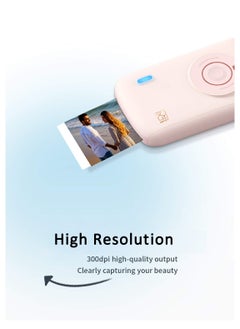 OTTAL OTTAL Mini Color Photo Printer Portable Mini HD Bluetooth Wireless Travel Picture Print Machine Permanent Retention CP2100  - Image 4