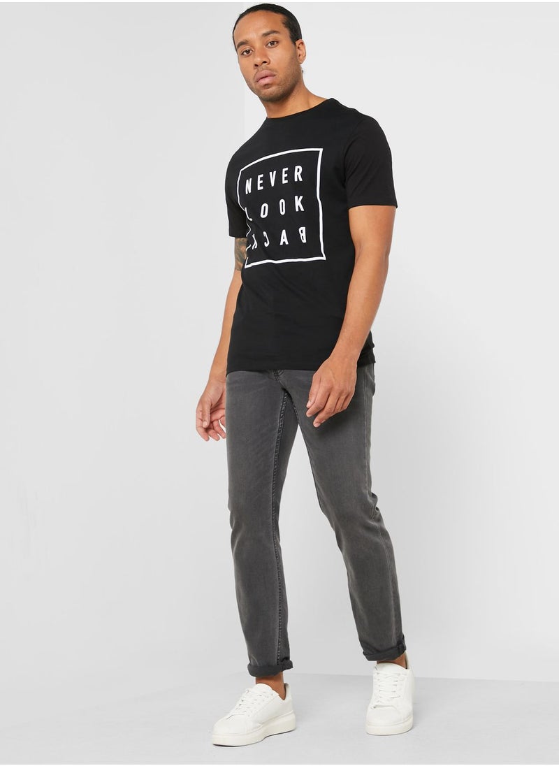 Seventy Five Never Look Back Print T-Shirt  - Image 4