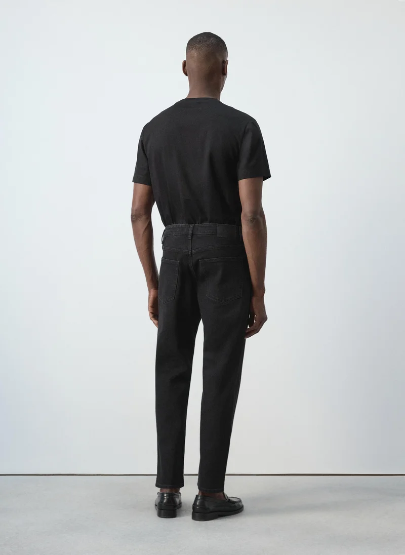 مانجو مان Ben Cropped Tapered-Fit Jeans