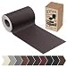 Fadoub Leather Repair Patch 4 x 63In Self Adhesive Leather Repair Tape for Furniture Vinyl Repair Tape for Repairing Vinyl Couch Sofa Car Seats Car Interior Dark Brown - Image 2