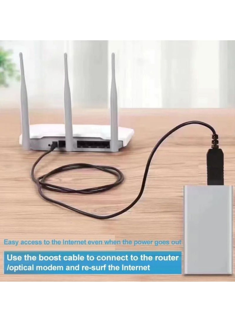 Generic - USB power bank power bank cable works to operate the router during a power outage - Image 1