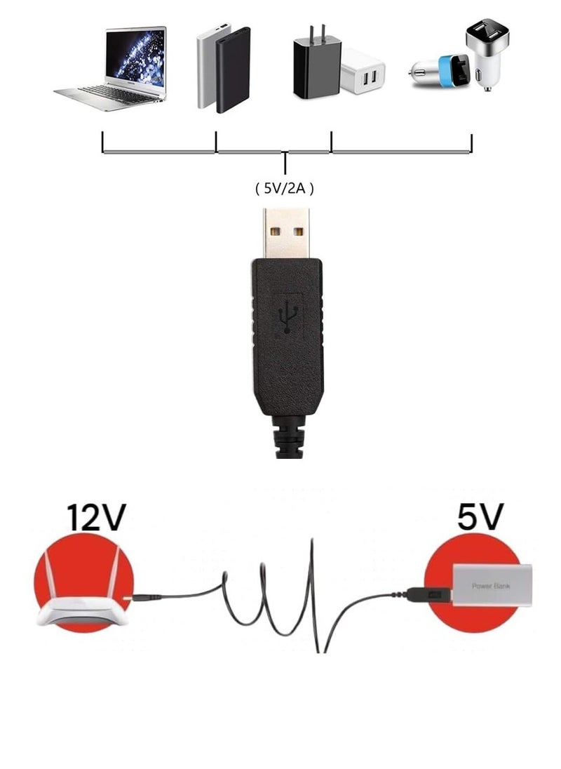 Generic - USB power bank power bank cable works to operate the router during a power outage - Image 1