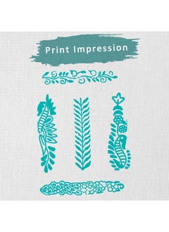 Hashcart | Set Of 5 | Handmade Finger Shape Wooden Block Printing Stamps For Printing Henna Mehndi - Wooden Blocks For Scrapbooking Saree Border Clay Pottery Crafts  - Image 3