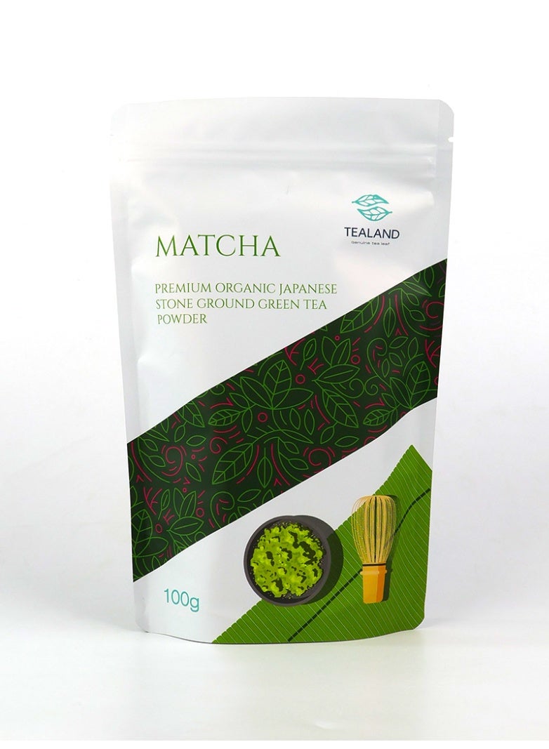 Tealand Premium Organic Matcha Green Tea Ceremonial Grade 100g - Image 1