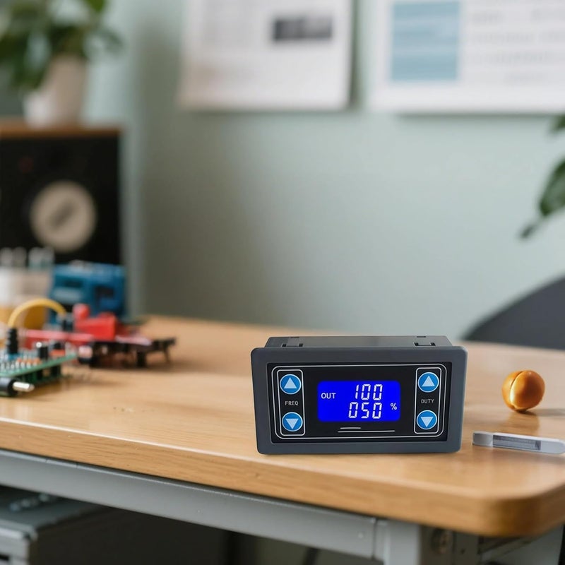 مولد إشارة PWM بتردد قابل للتعديل وشاشة LCD، نطاق تردد 1Hz-150Khz، جهد DC 3.3V-30V، 2 قطع - Image 3