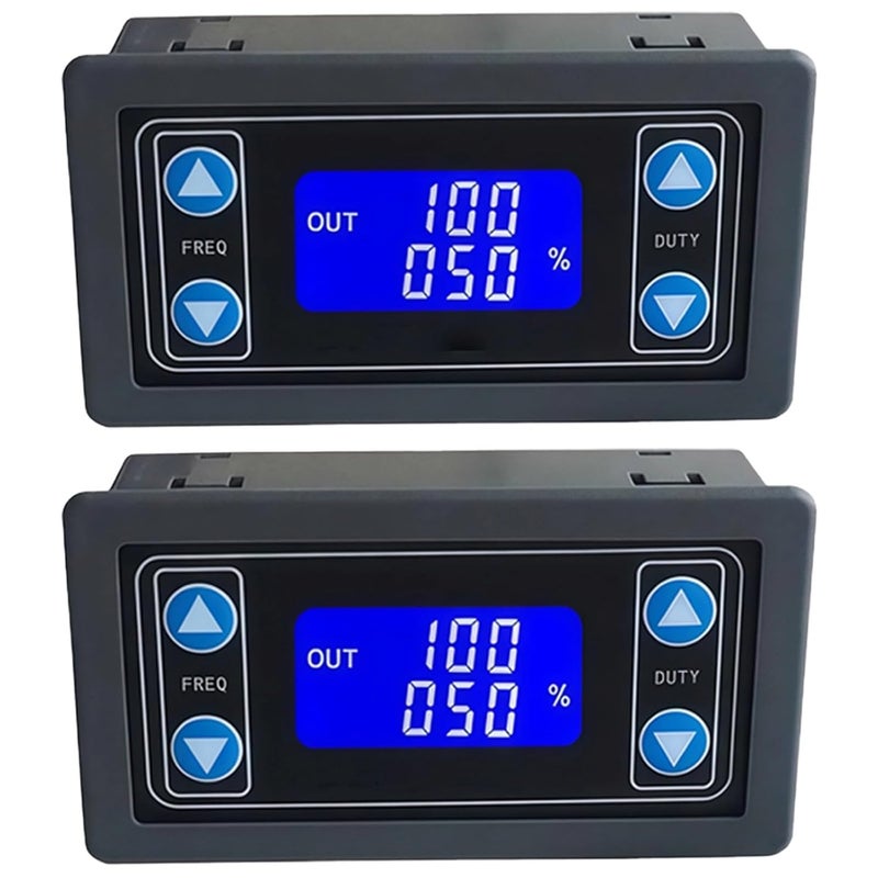 مولد إشارة PWM بتردد قابل للتعديل وشاشة LCD، نطاق تردد 1Hz-150Khz، جهد DC 3.3V-30V، 2 قطع - Image 1