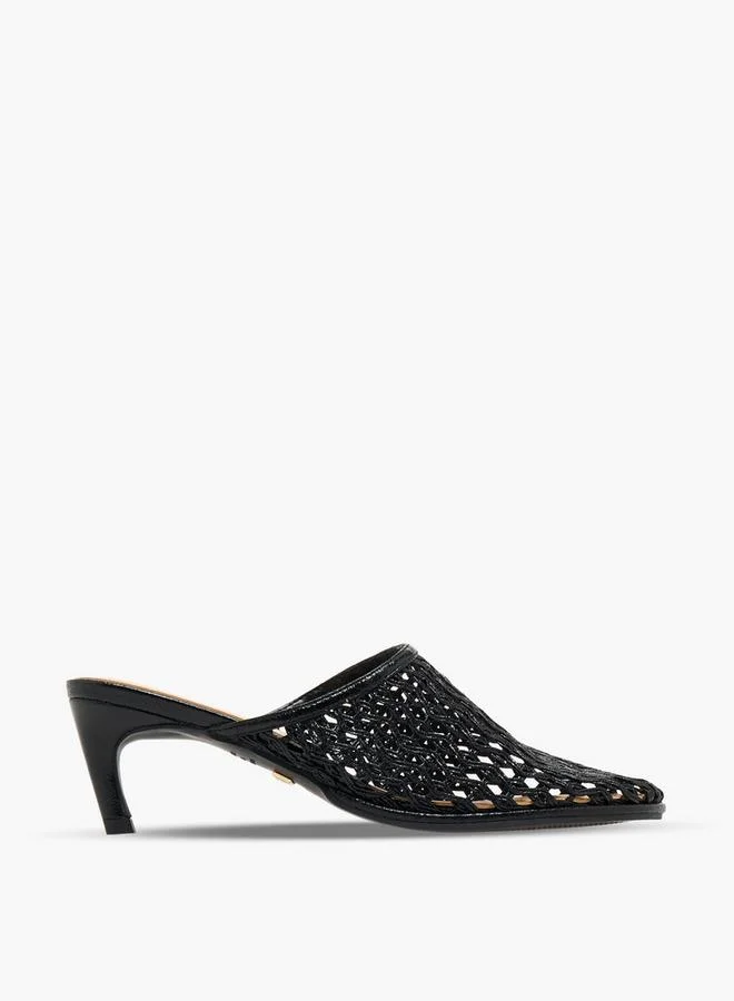 Celeste BLACK Women Stiletto Heel Mules for Women | Best Price UAE