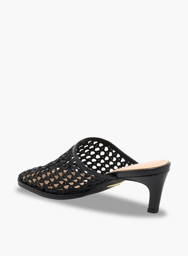 Celeste BLACK Women Stiletto Heel Mules for Women | Best Price UAE