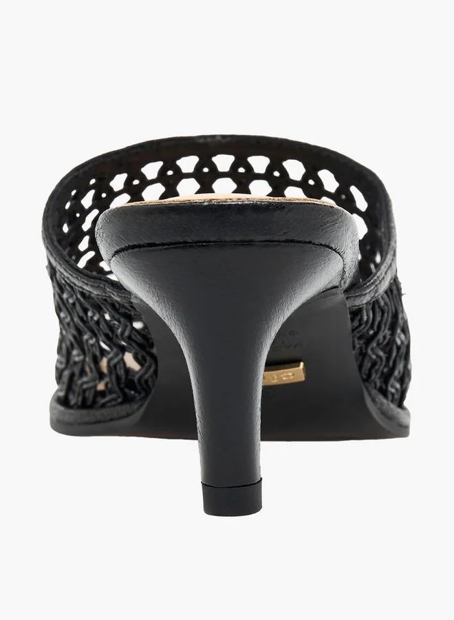 Celeste BLACK Women Stiletto Heel Mules for Women | Best Price UAE